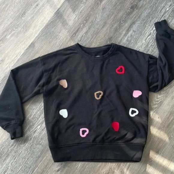 LOFT Lou & Grey Heart Cozy Cotton Terry Sweatshirt - Picture 2 of 4